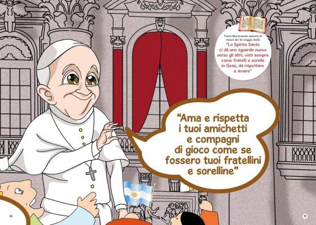 Papa Francesco predica l'amicizia