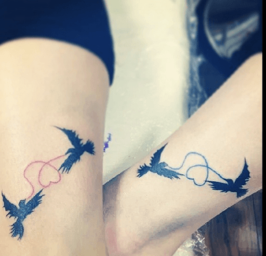 rondini tatuate