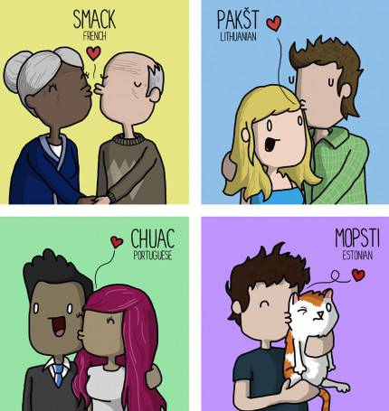 baci in lingue straniere