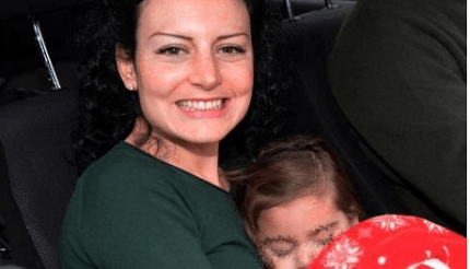 Caterina Ceccuti con sua figlia Sofia