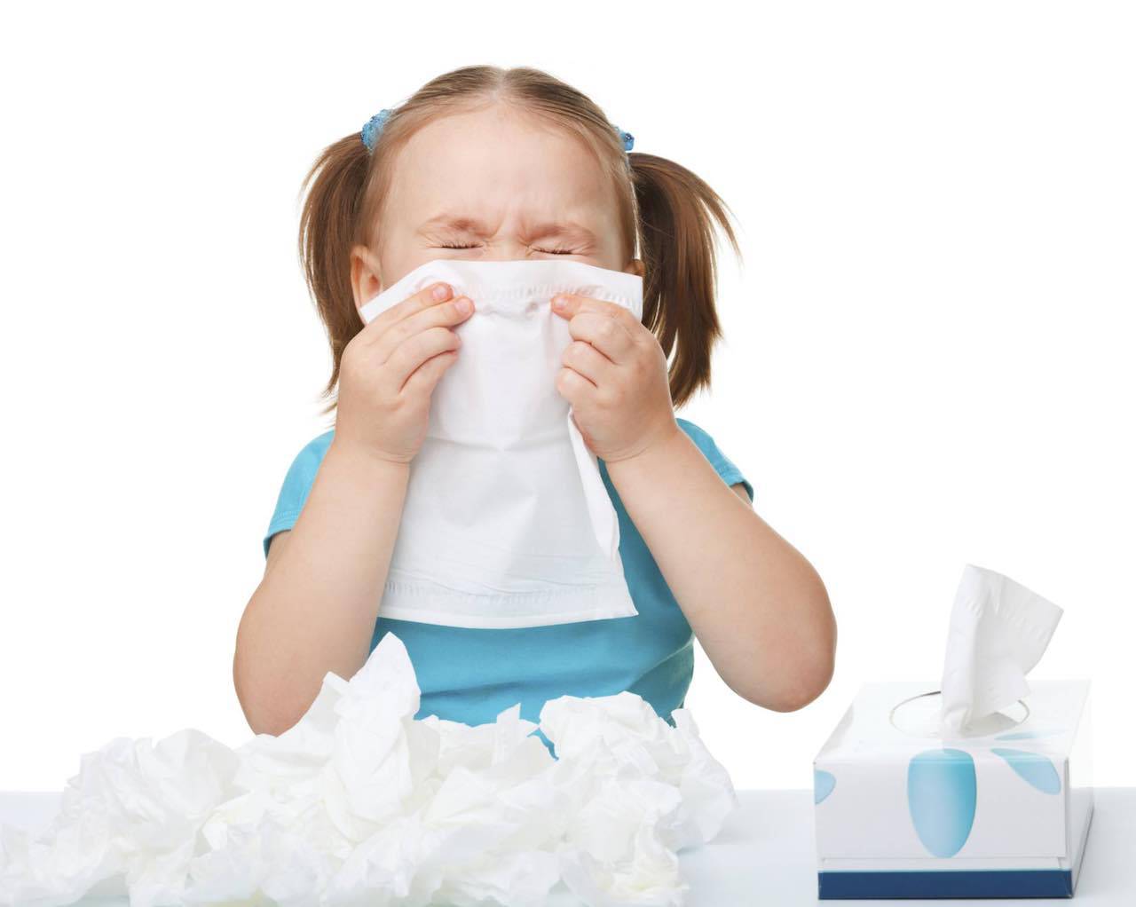 bambina allergie primaverili