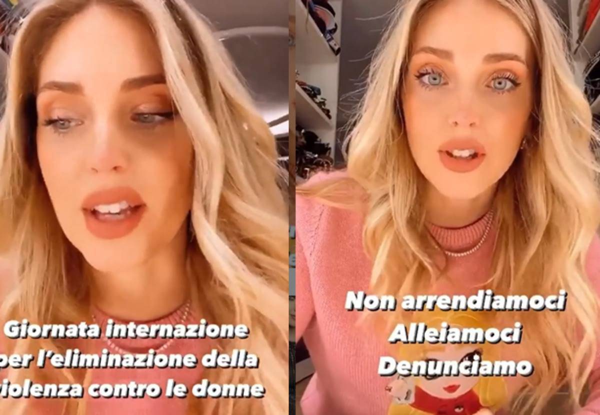 chiara ferragni messaggio