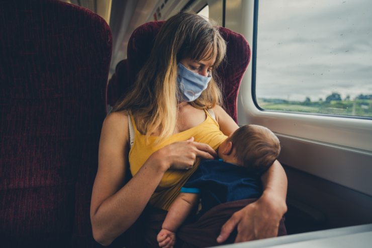 viaggiare in treno con un neonato