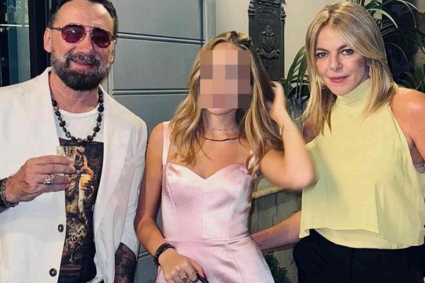 Claudia Gerini e Federico Zampaglione assieme per il compleanno della figlia